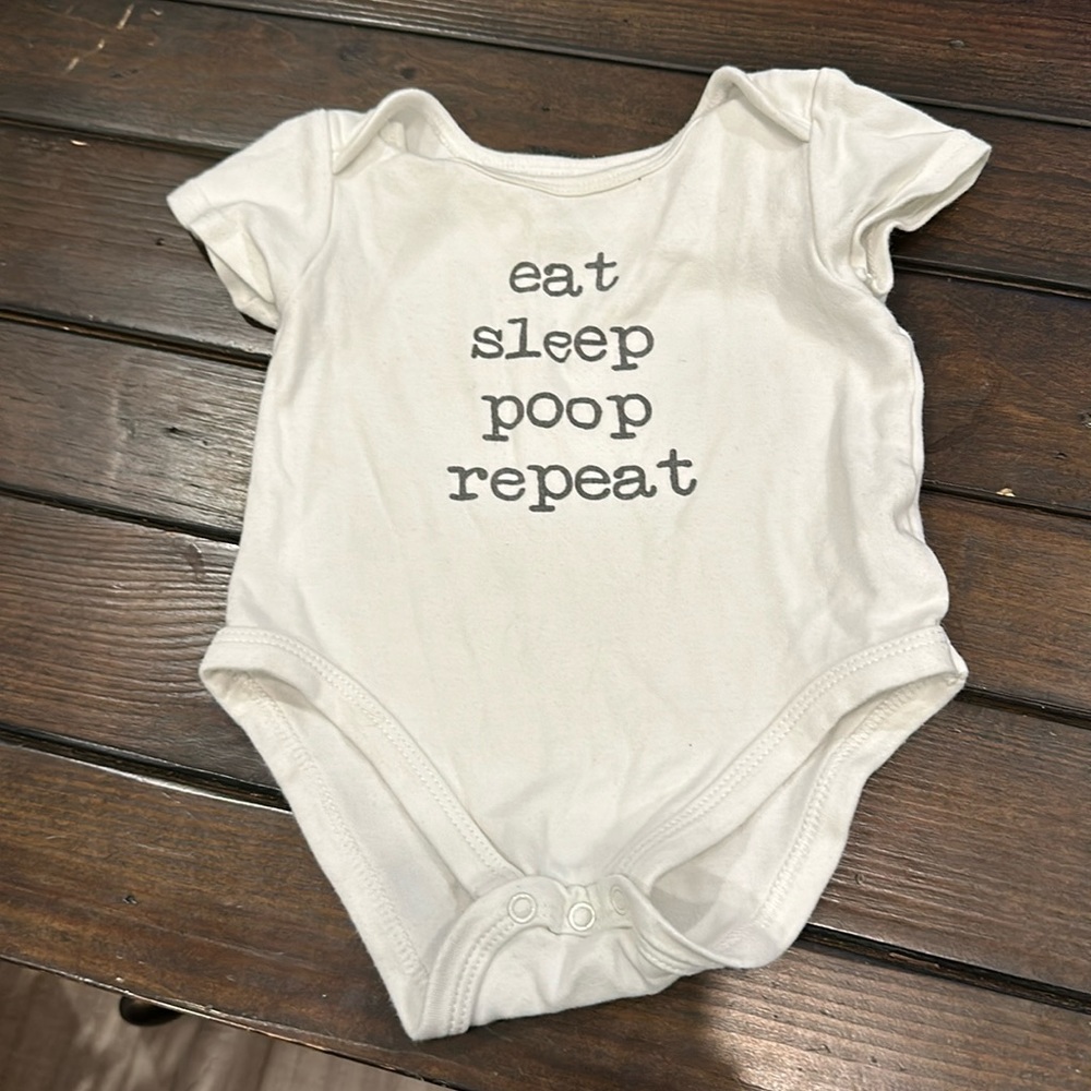 Quote bodysuit - 3-6M